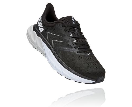 Hoka One One Herre Arahi 5 Supportive Road Løpesko Svart/Hvit Norge-49LWS